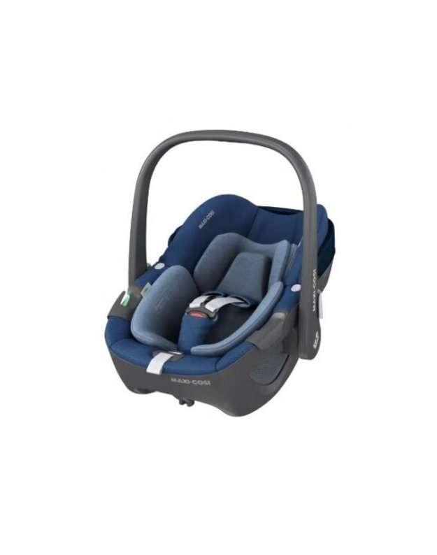 Automobilinė kėdutė Maxi cosi Pebble 360 Essential Blue 0-13kg + ISOFIX MAXI COSI FAMILYFIX 360