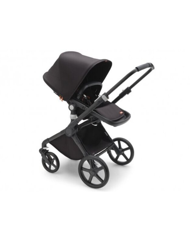 Universalus vežimėlis Bugaboo Fox Cub 2in1 Midnight black/Midnight black/black frame