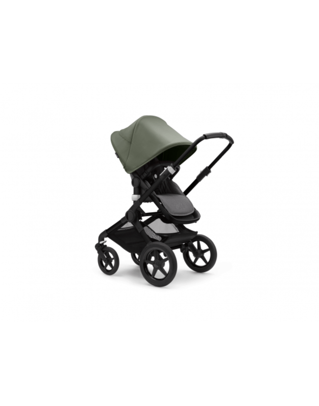 Universalus vežimėlio komplektas 2in1 Bugaboo Fox 3 Forest green/grey melange/black važiuoklė