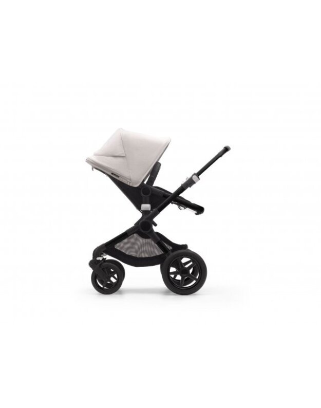 Universalus vežimėlio komplektas 2in1 Bugaboo Fox 3 Misty white/midnight black/black važiuoklė