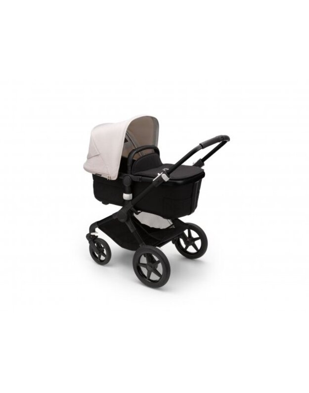 Universalus vežimėlio komplektas 2in1 Bugaboo Fox 3 Misty white/midnight black/black važiuoklė