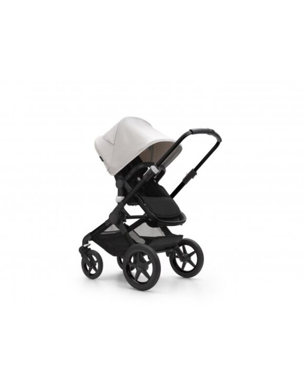 Universalus vežimėlio komplektas 2in1 Bugaboo Fox 3 Misty white/midnight black/black važiuoklė