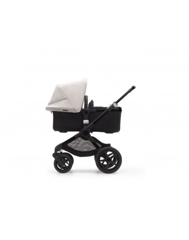 Universalus vežimėlio komplektas 2in1 Bugaboo Fox 3 Misty white/midnight black/black važiuoklė