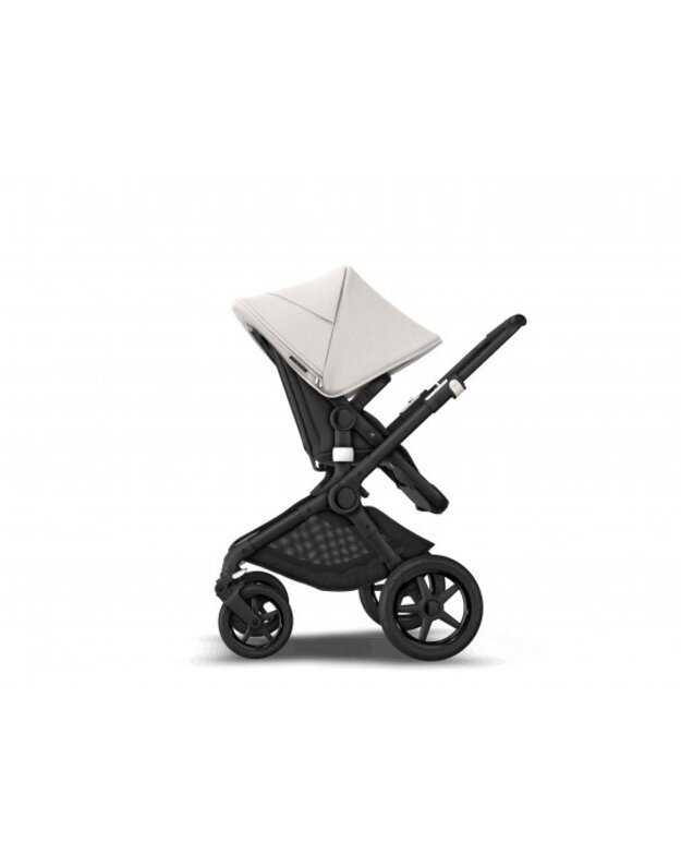 Universalus vežimėlio komplektas 2in1 Bugaboo Fox 3 Misty white/midnight black/black važiuoklė