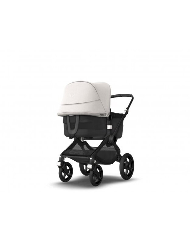 Universalus vežimėlio komplektas 2in1 Bugaboo Fox 3 Misty white/midnight black/black važiuoklė