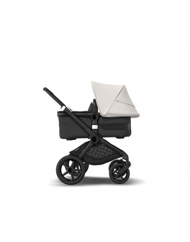 Universalus vežimėlio komplektas 2in1 Bugaboo Fox 3 Misty white/midnight black/black važiuoklė