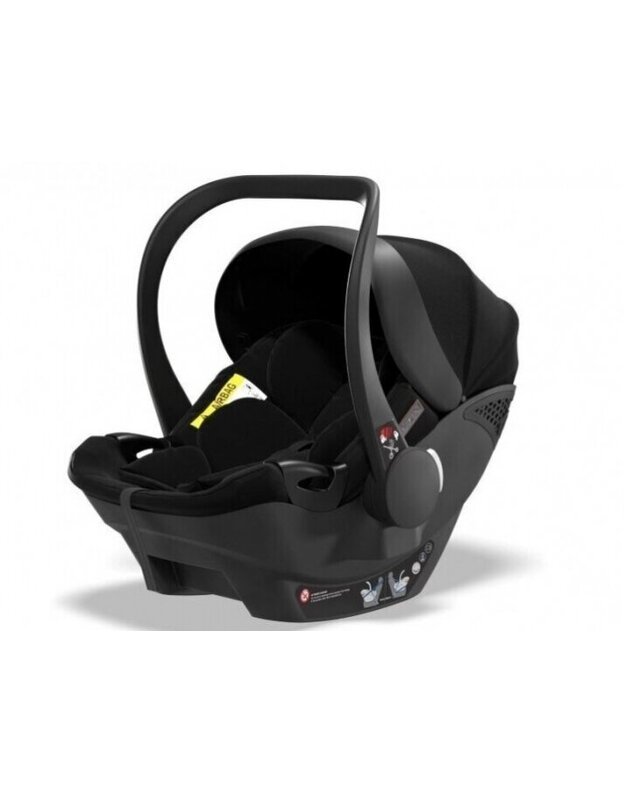 Universalus vežimėlio komplektas Moon Rocca Bassic Maxi BLACK 6in1