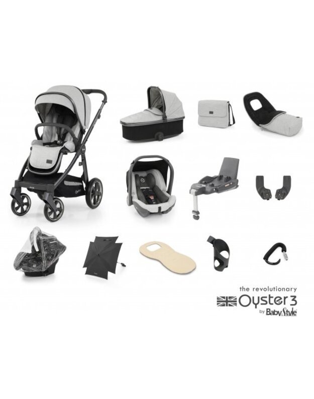 OYSTER 3 STROLLER SET 12IN1 TONIC/CITY GREY