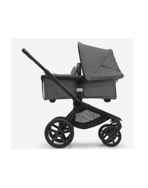 Universalus vežimėlis Bugaboo Fox 5 Grey melange/grey melange/black frame 2in1