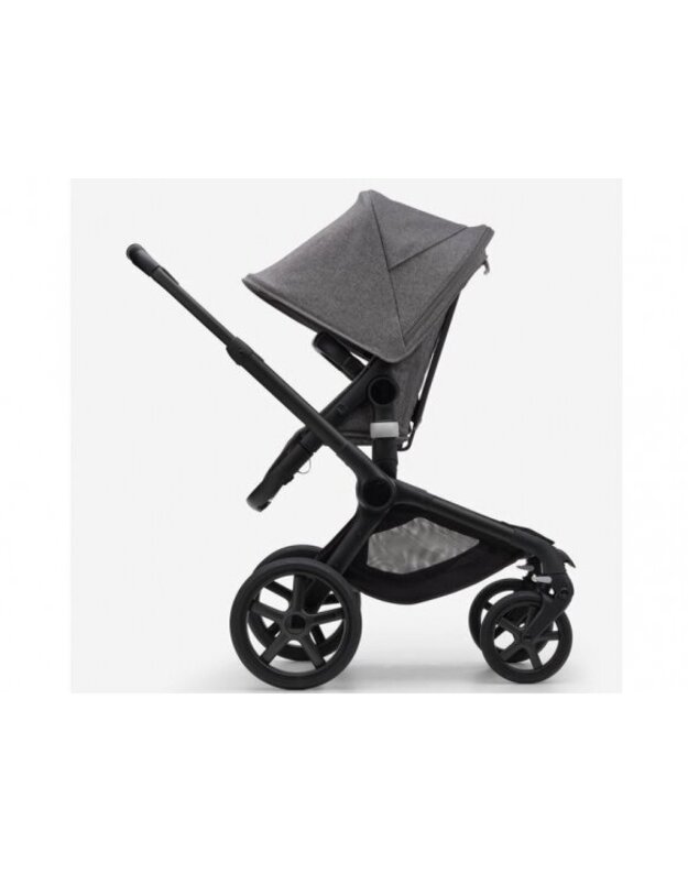 Universalus vežimėlis Bugaboo Fox 5 Grey melange/grey melange/black frame 2in1