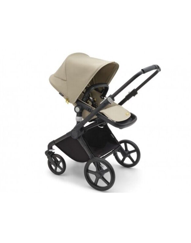 Universalus vežimėlis Bugaboo Fox Cub 2in1 Desert beige/Desert beige/black frame