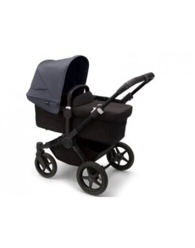 Universalus vežimėlis Bugaboo Donkey 5 Mono 2in1 Black/Midnight Black/Stormy Blue