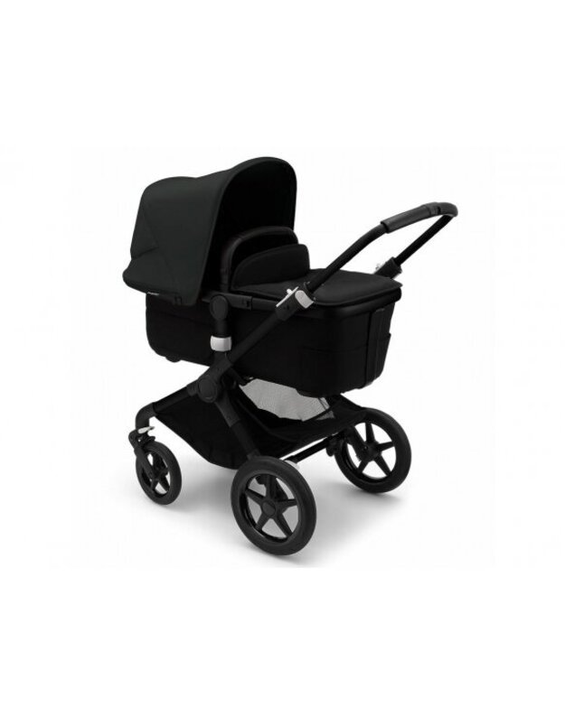  Universalus vežimėlio komplektas 2in1 Bugaboo Fox 3 Midnight black/midnight black/black važiuoklė