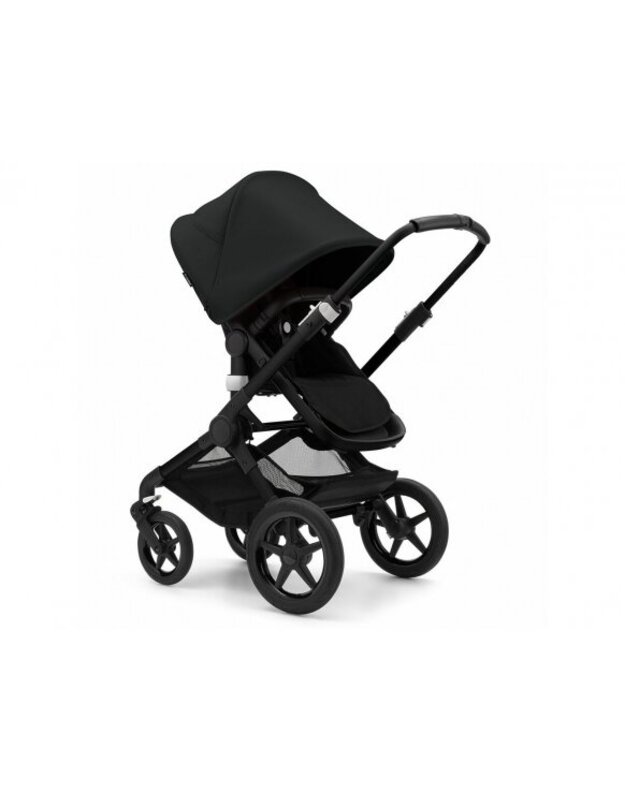  Universalus vežimėlio komplektas 2in1 Bugaboo Fox 3 Midnight black/midnight black/black važiuoklė