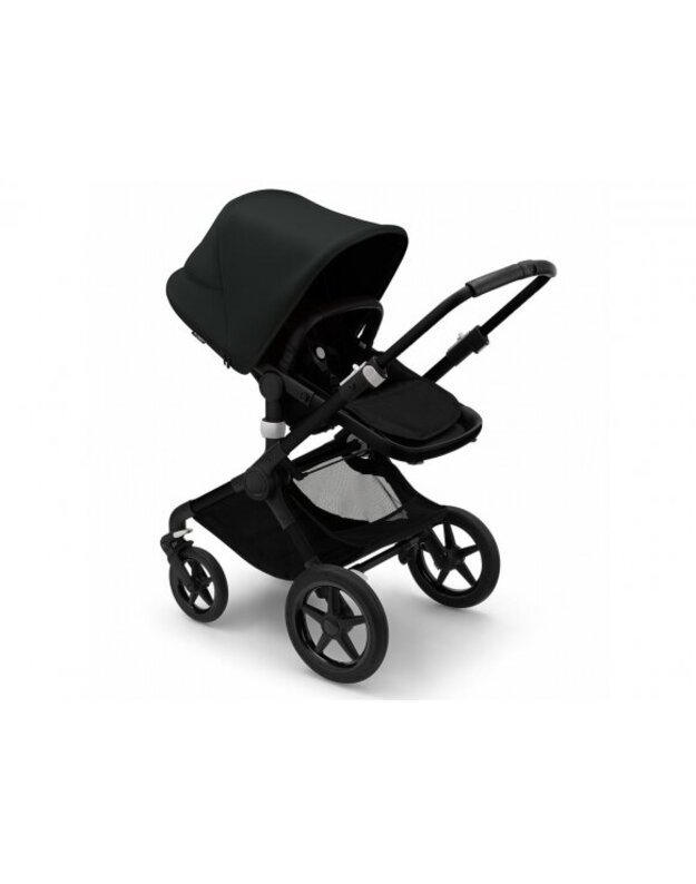  Universalus vežimėlio komplektas 2in1 Bugaboo Fox 3 Midnight black/midnight black/black važiuoklė