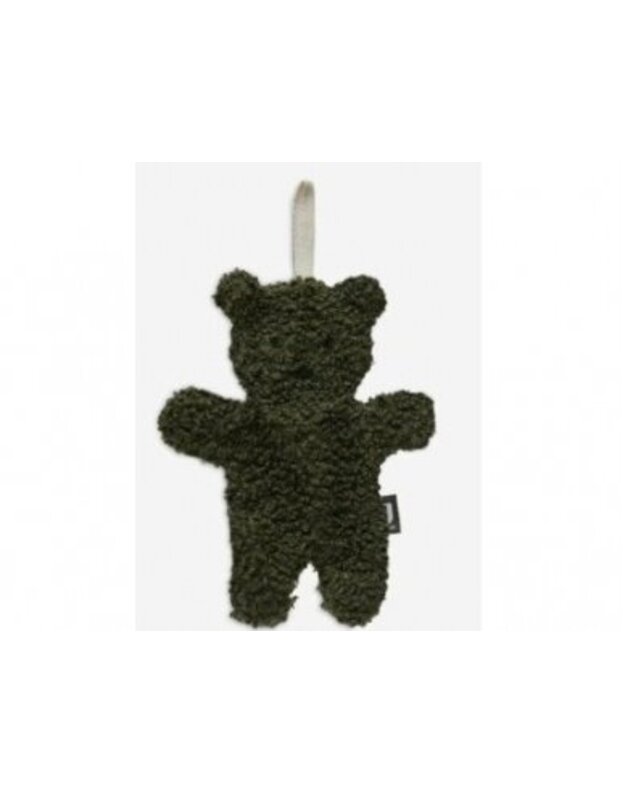 Jollein kramtuko ar čiulptuko laikiklis Teddy Bear Leaf Green