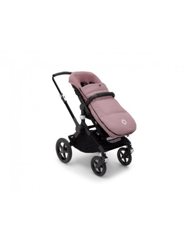 Bugaboo vežimėliams skirtas pūkinis žiemos vokelis, mova Performance Dune Pink