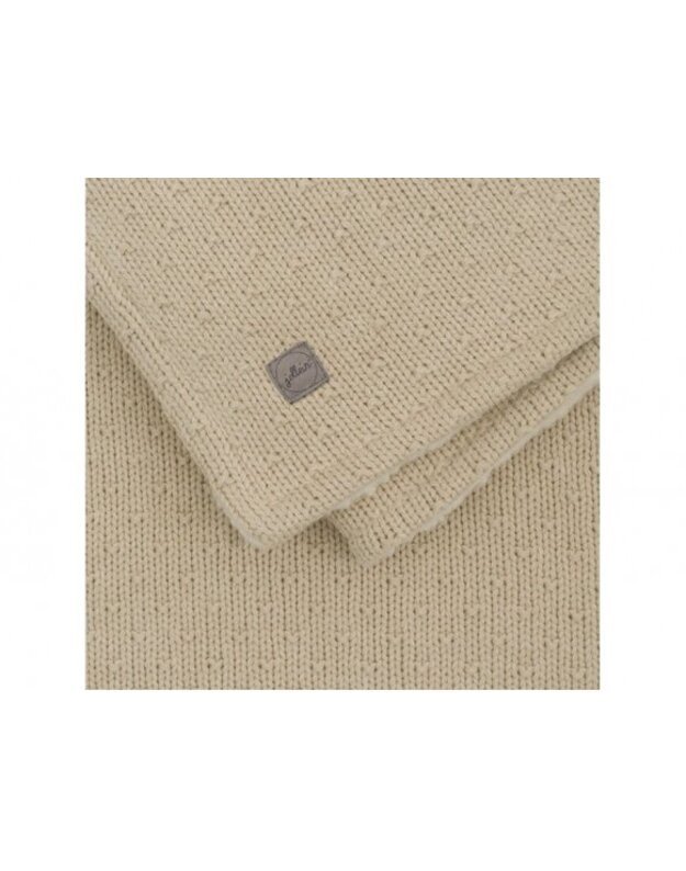 Jollein Pledas Teddy Bliss Knit Nougat 75x100 cm.