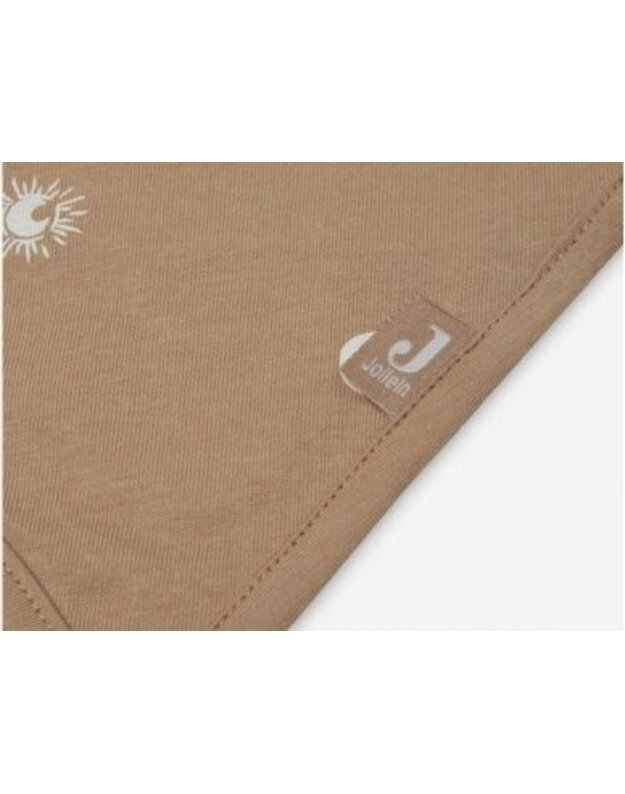 Jollein seilinukas Bib Bandana Stargaze Leaf Biscuit 2vnt